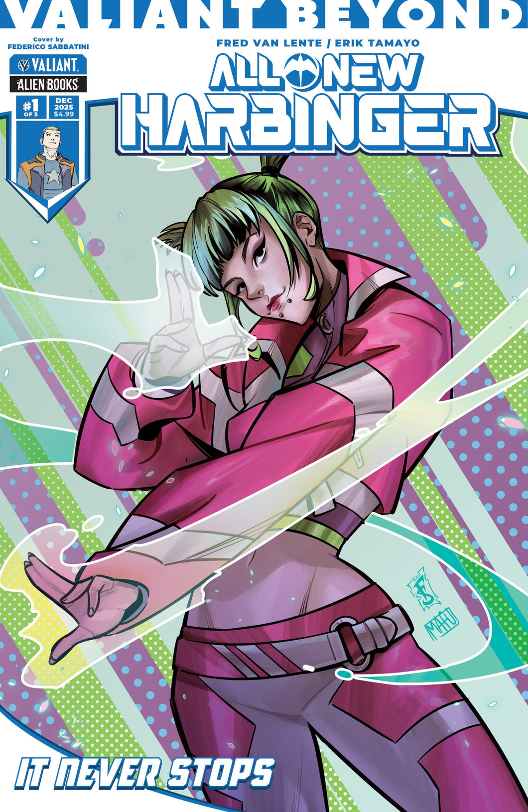 Valiant Beyond: All-New Harbinger #4 Cover B - Federico Sabbatini