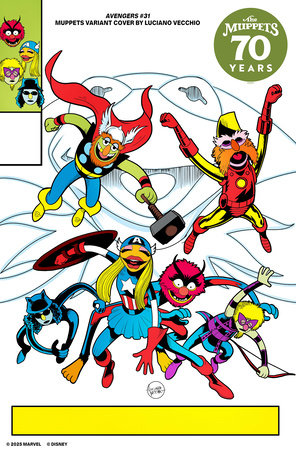 Avengers #31 - Luciano Vecchio - MUPPETS VARIANT