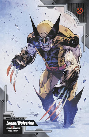 Wolverine #14 - Jonas Scharf - X-MEN TRADING CARD VARIANT