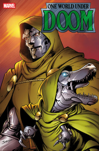 One World Under Doom #9 - Mark Bagley - DOOMASAUR VARIANT
