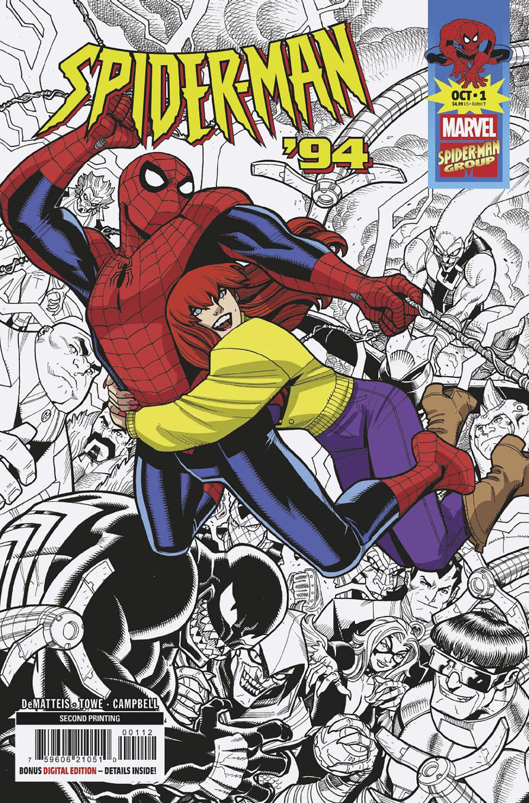 Spider-Man '94 #1 - Nick Bradshaw - SECOND PRINTING