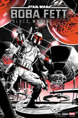 Star Wars: Boba Fett - Black, White & Red #3 - Paulo Siqueira