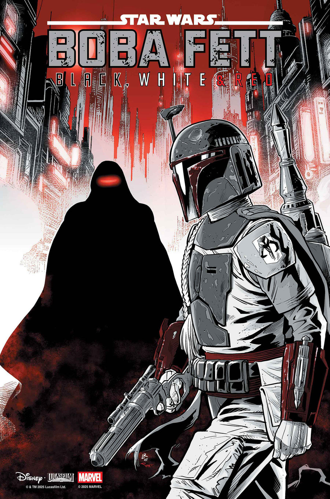 Star Wars: Boba Fett - Black, White & Red #4 - Luke Ross
