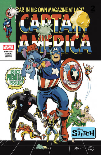 Captain America #3 - Benjamin Su - DISNEY STITCH VARIANT