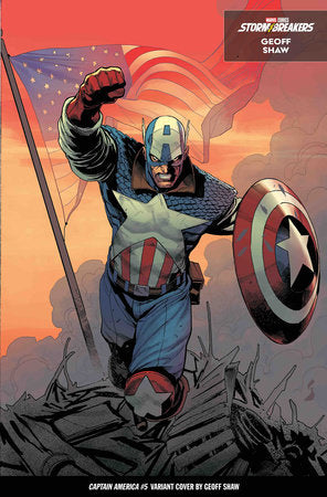 Captain America #5 - Geoff Shaw - FROM THE CHAOS A COSTUME VARIANT