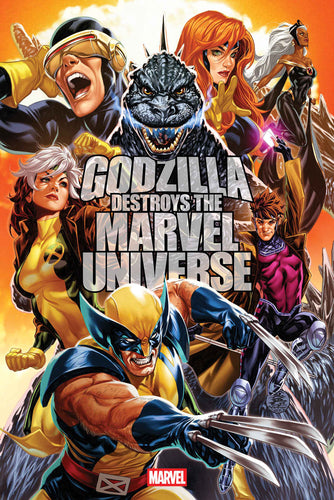 Godzilla Destroys The Marvel Universe #3 *- Mark Brooks - COVER A