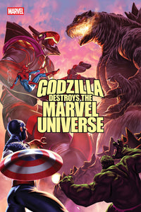 Godzilla Destroys The Marvel Universe #5 *- Mark Brooks - COVER A