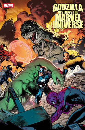 Godzilla Destroys The Marvel Universe #5 - Carlo Pagulayan - FAN FAVORITE VARIANT