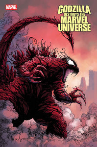 Godzilla Destroys The Marvel Universe #5 - Dave Wachter - MARVELIZED CARNAGE-ZILLA VARIANT