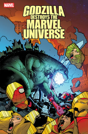 Godzilla Destroys The Marvel Universe #5 - Pere Perez