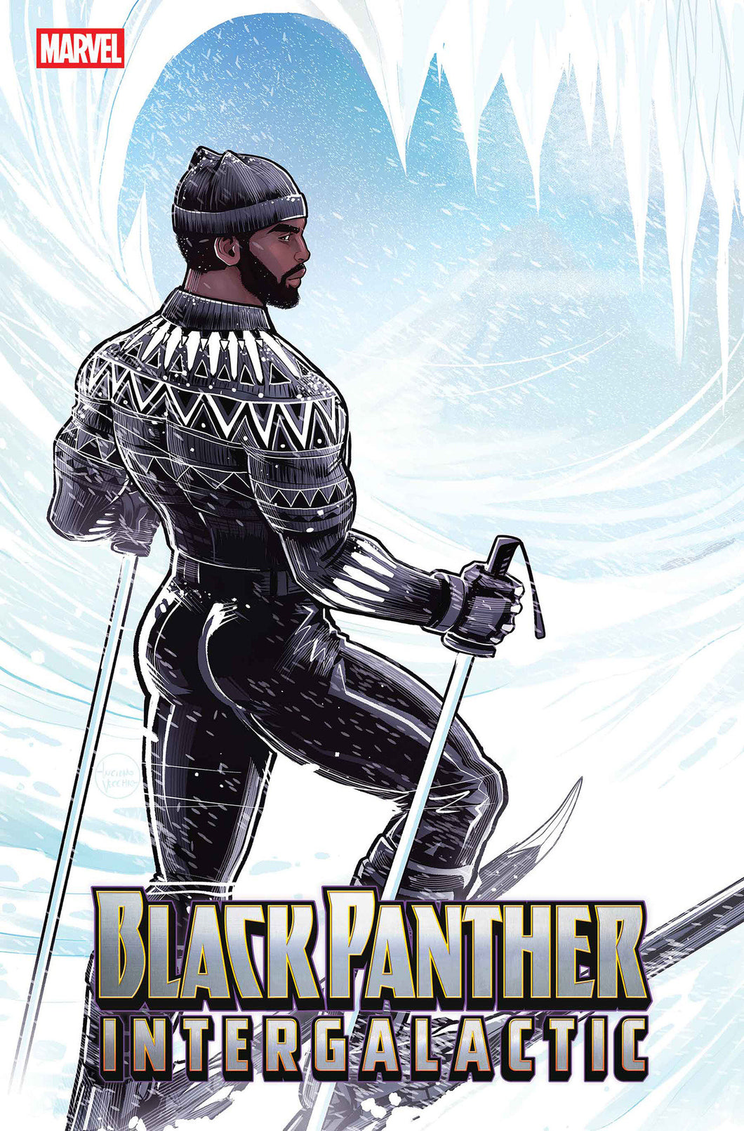 Black Panther: Intergalactic #1 - Luciano Vecchio - WINTER BREAK VARIANT