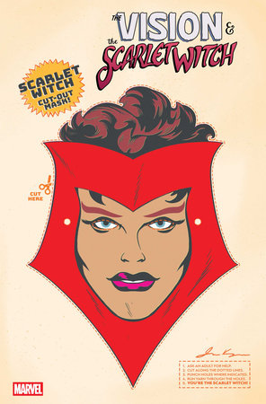 The Vision & The Scarlet Witch #5 - RETRO HALLOWEEN MASK VARIANT