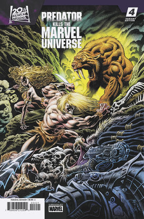 Predator Kills The Marvel Universe #4 - Kyle Hotz - HUNTING THE HUNTERS VARIANT