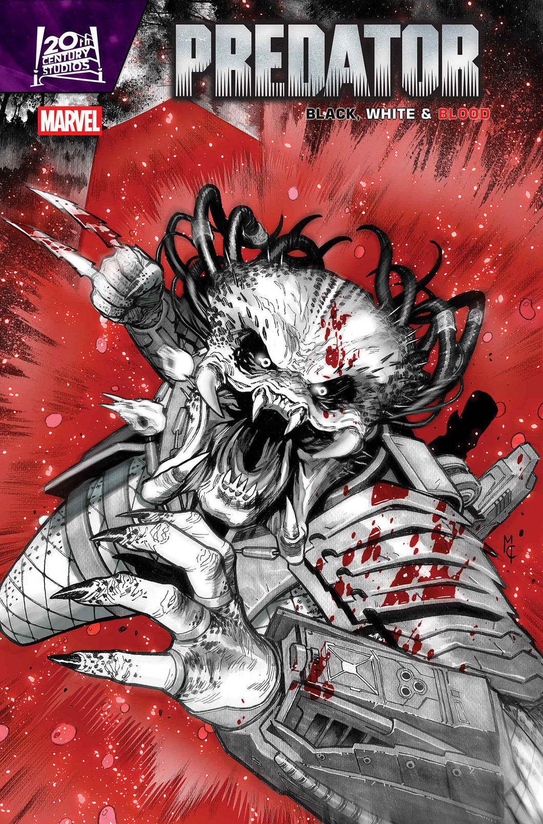 Predator: Black, White & Blood #3 *- Martin Coccolo - COVER A