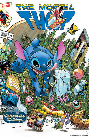 Thor #5 - Humberto Ramos - DISNEY STITCH UNLEASH THE HOLIDAYS VARIANT