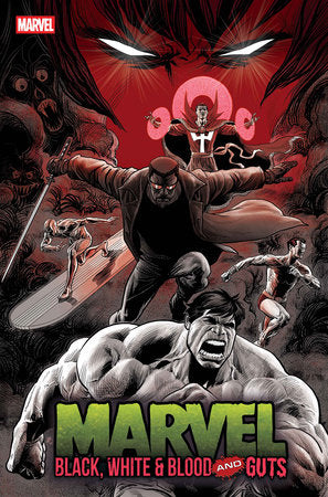 Marvel: Black, White & Blood and Guts #4 *- Paulo Siqueira - COVER A