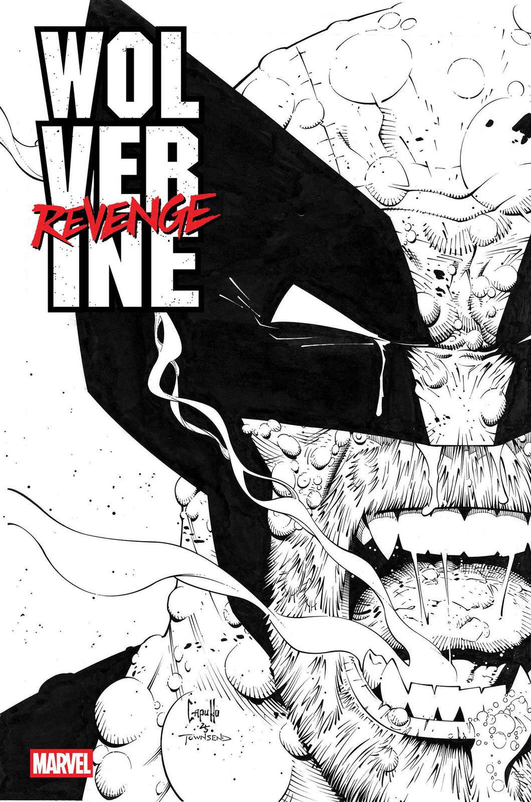 Wolverine: Revenge - Red Band: Black & White Edition #4 - Greg Capullo