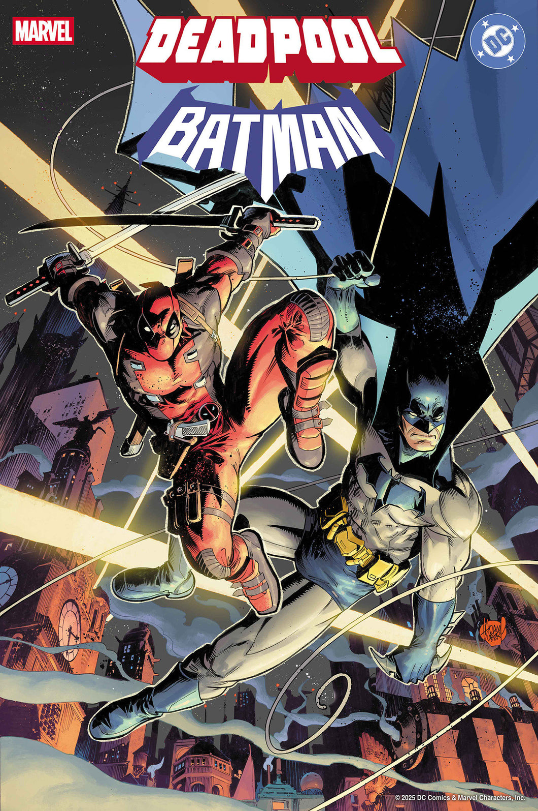 Marvel/DC: Deadpool/Batman #1 - Adam Kubert - THIRD PRINTING