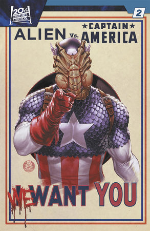 Alien vs. Captain America #2 - Mark Brooks