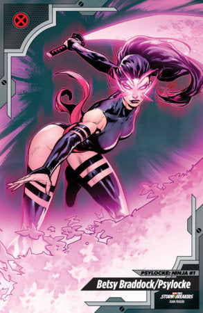 Psylocke: Ninja #1 - Juan Frigeri - X-MEN TRADING CARD VARIANT