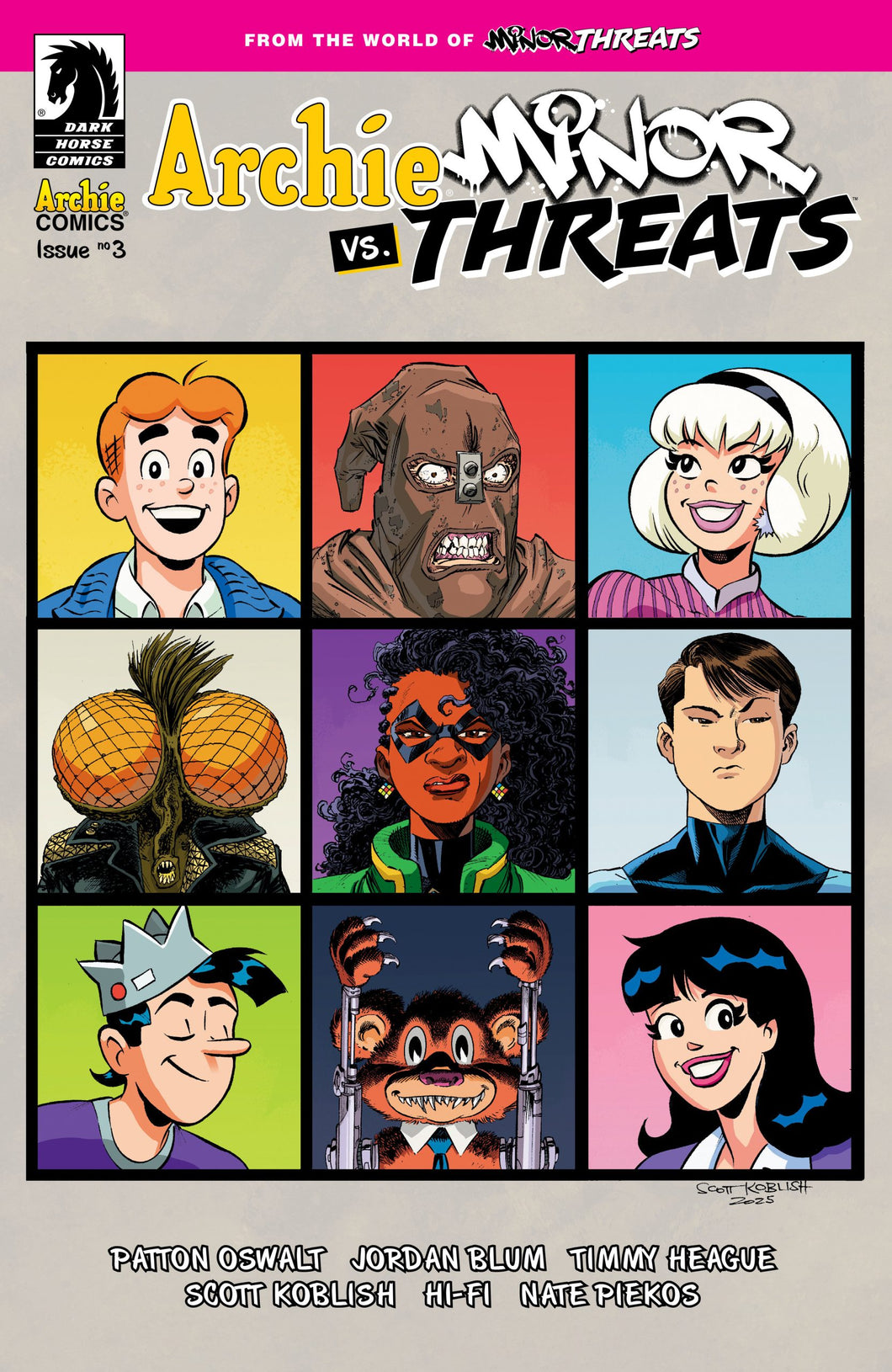 Archie vs. Minor Threats #3 Cover B - Scott Koblish