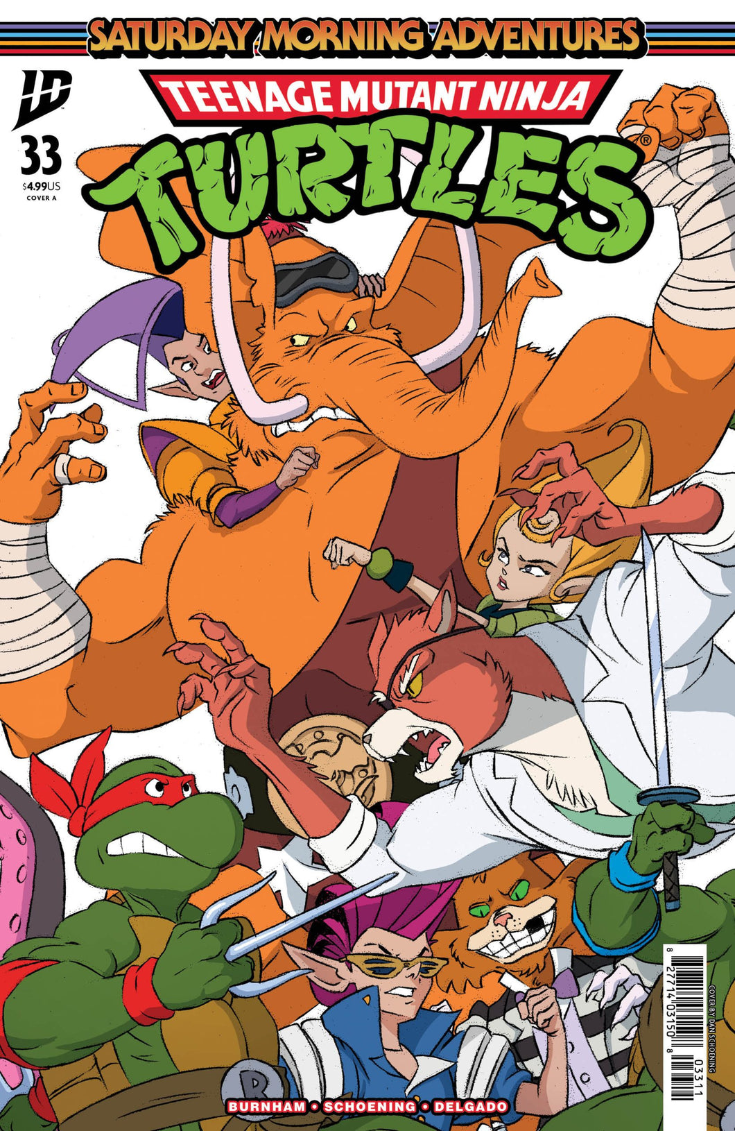 Teenage Mutant Ninja Turtles: Saturday Morning Adventures Continued #33 Cover A - Dan Schoening