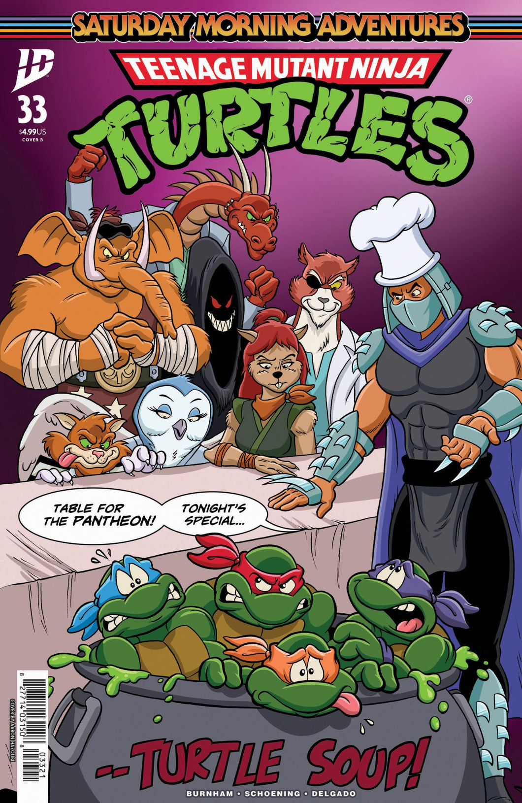 Teenage Mutant Ninja Turtles: Saturday Morning Adventures Continued #33 Cover B - Aaron Hazouri