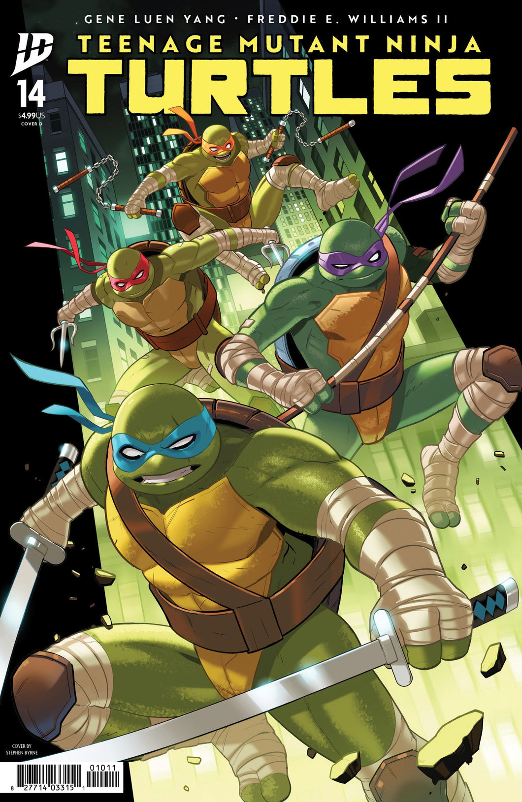 Teenage Mutant Ninja Turtles #14 Cover D - Stephen Byrne