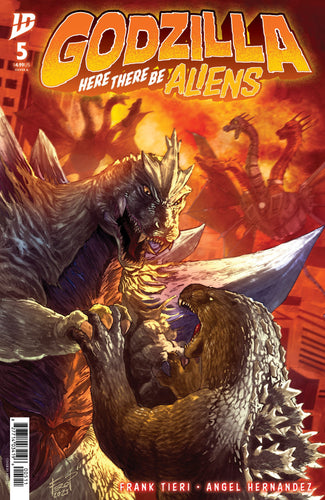 Godzilla: Here There Be Aliens #5 Cover A - Fero Pe