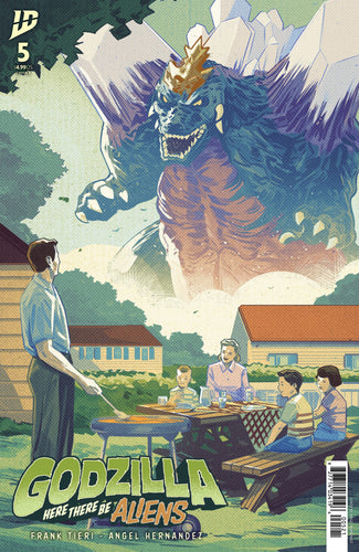 Godzilla: Here There Be Aliens #5 Cover B - Angel Hernandez