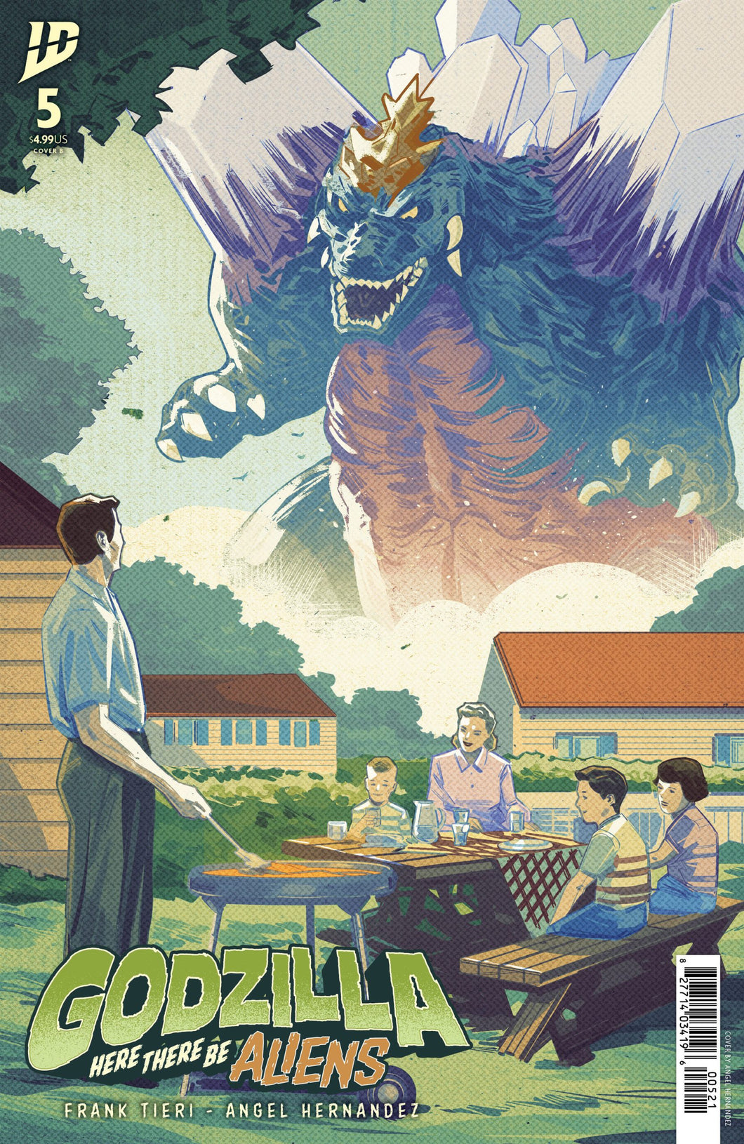 Godzilla: Here There Be Aliens #5 Cover B - Angel Hernandez