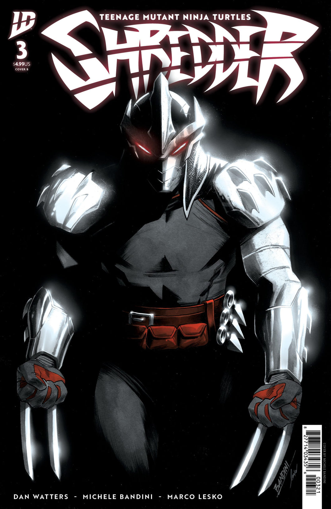 Teenage Mutant Ninja Turtles: Shredder #3 Cover B - Michele Bandini