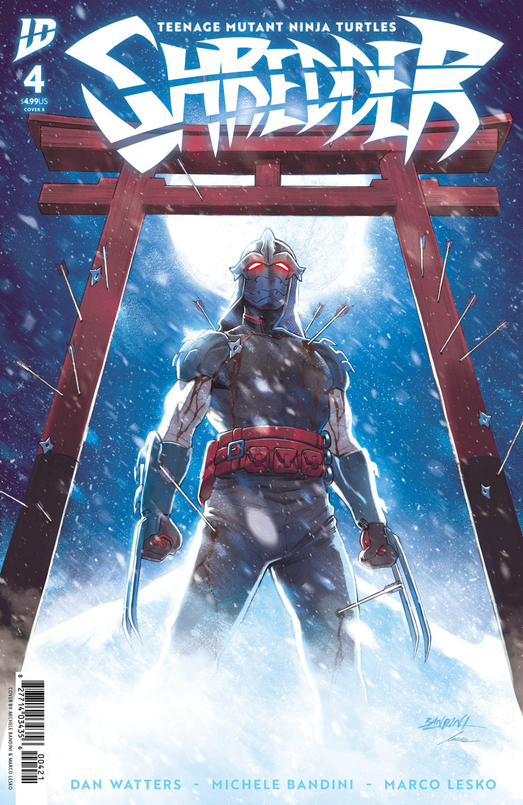 Teenage Mutant Ninja Turtles: Shredder #4 Cover B - Michele Bandini