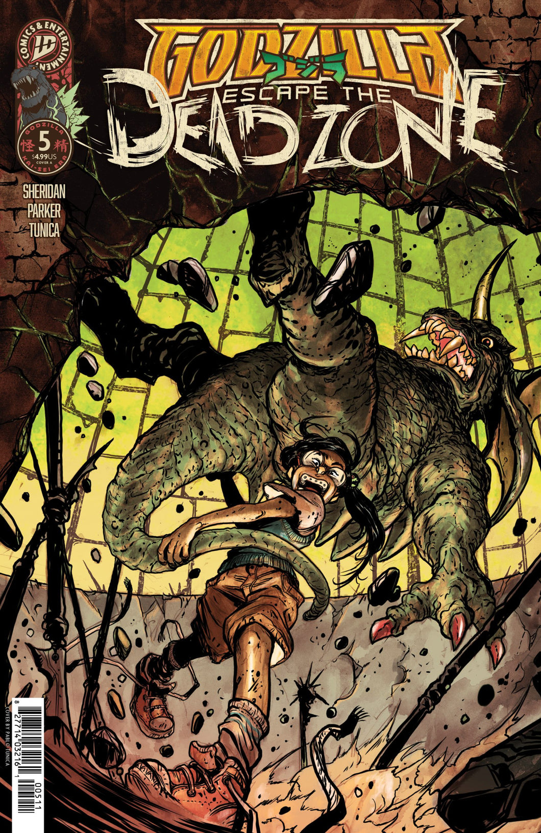 Godzilla: Escape The Deadzone #5 Cover A - Pablo Tunica
