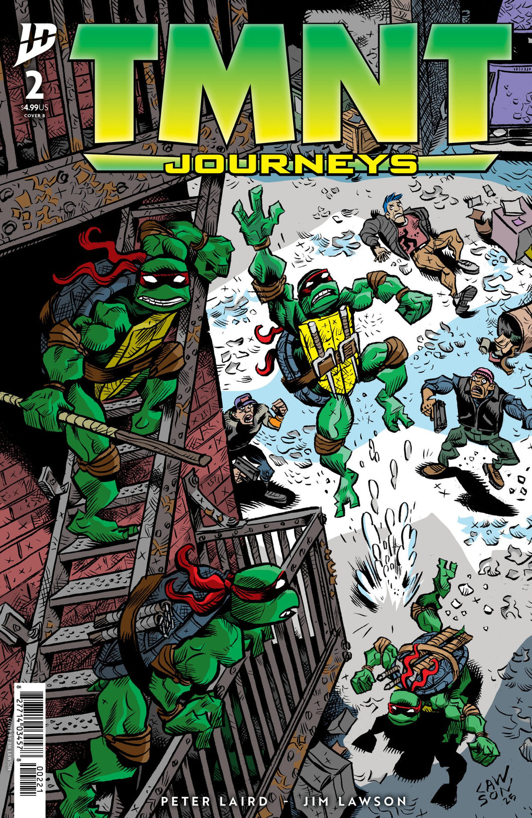TMNT: Journeys #2 Cover B - Jim Lawson
