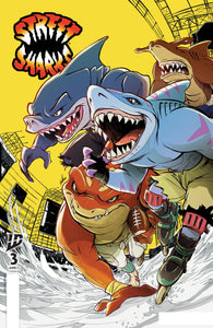 Street Sharks #3 Cover B - Santtos