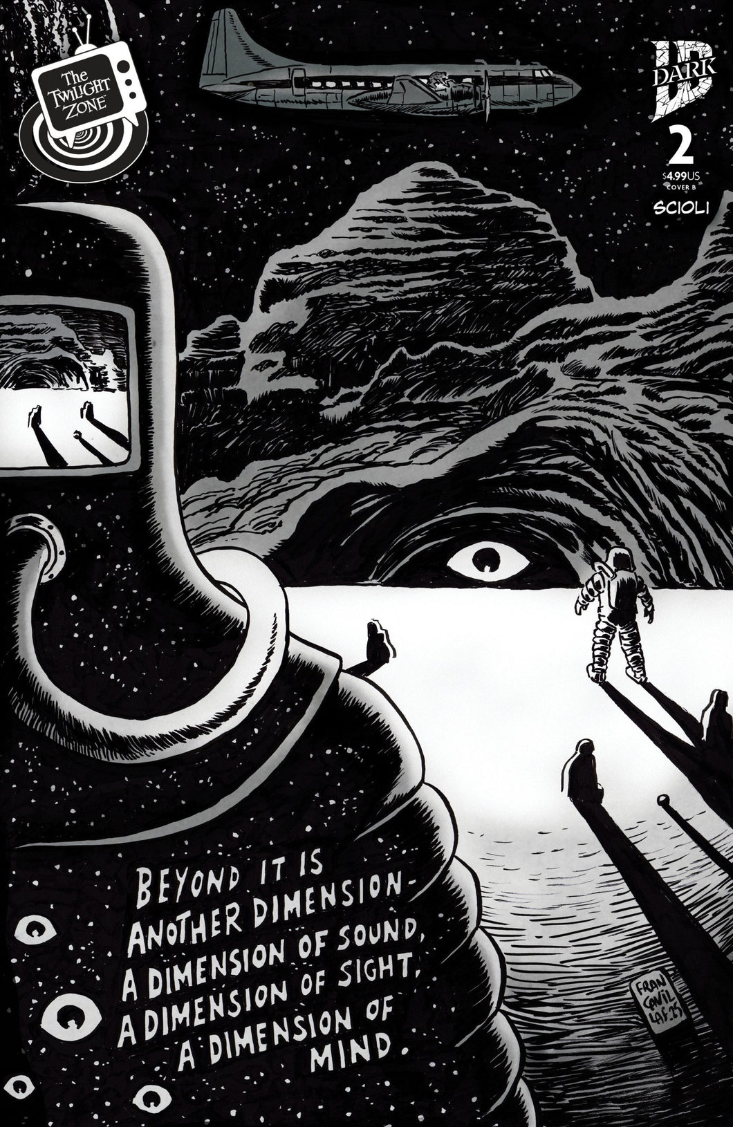 Twilight Zone #2 Cover B - Francesco Francavilla