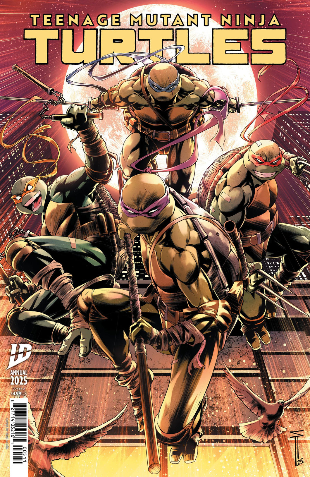 Teenage Mutant Ninja Turtles: Annual 2025 #1 Cover B - Serg Acua