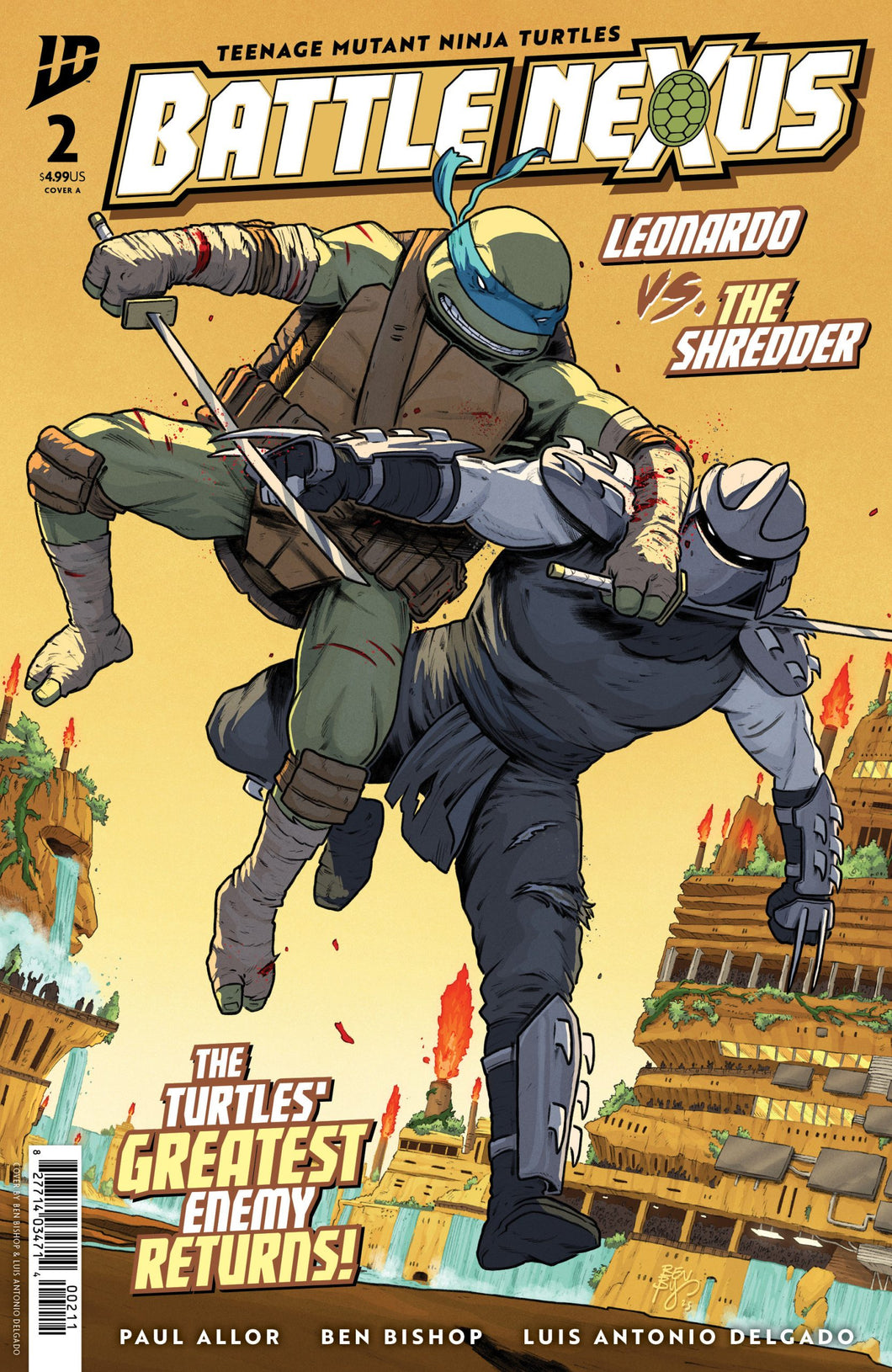 Teenage Mutant Ninja Turtles: Battle Nexus #2 Cover A - Ben Bishop