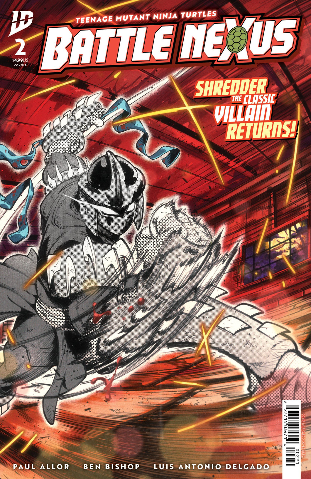 Teenage Mutant Ninja Turtles: Battle Nexus #2 Cover B - Ricardo Ortiz