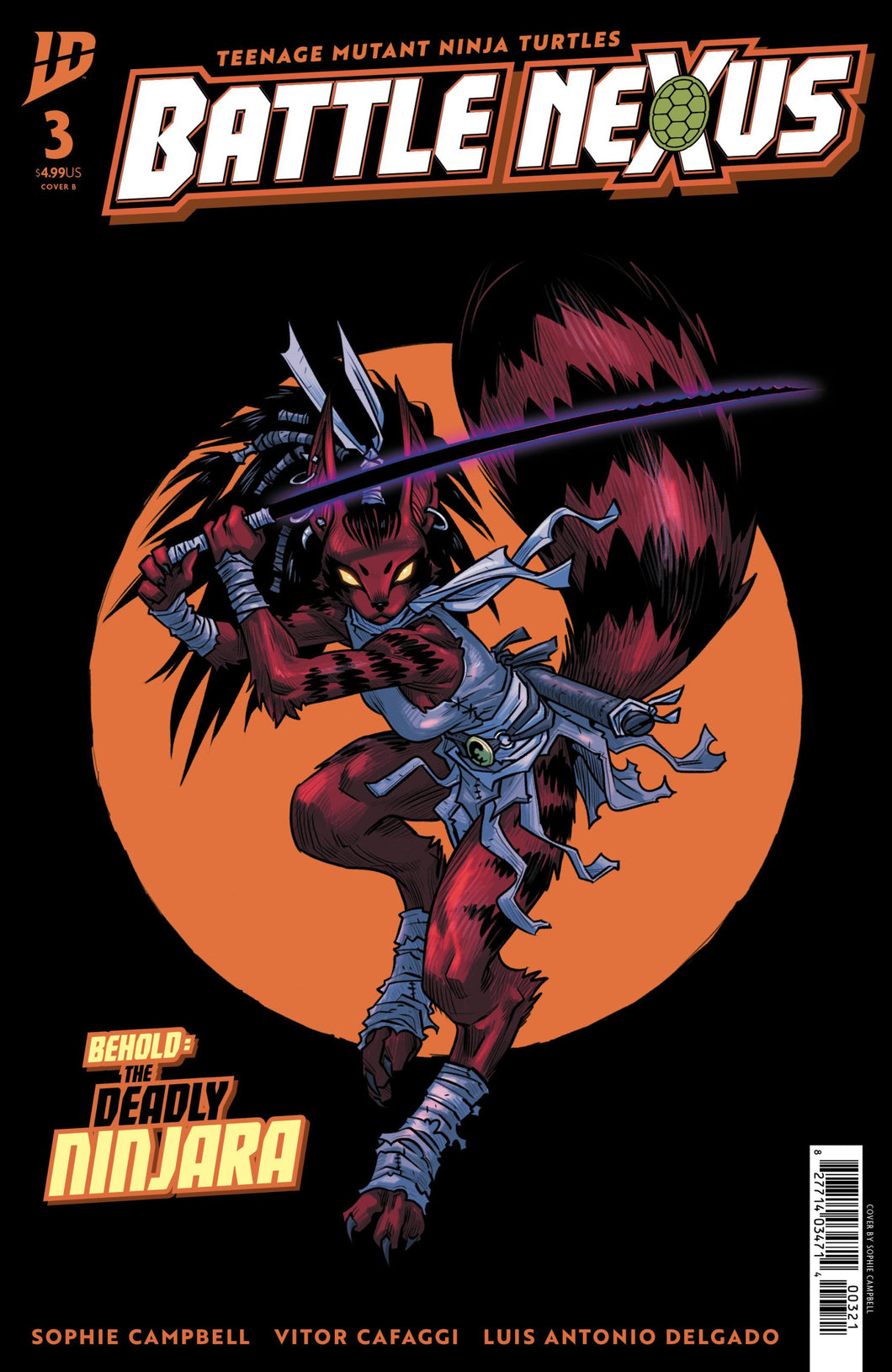 Teenage Mutant Ninja Turtles: Battle Nexus #3 Cover B - Sophie Campbell