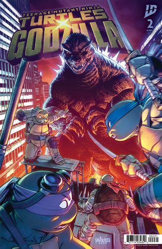 Teenage Mutant Ninja Turtles x Godzilla #2 Cover C - Mateus Santolouco
