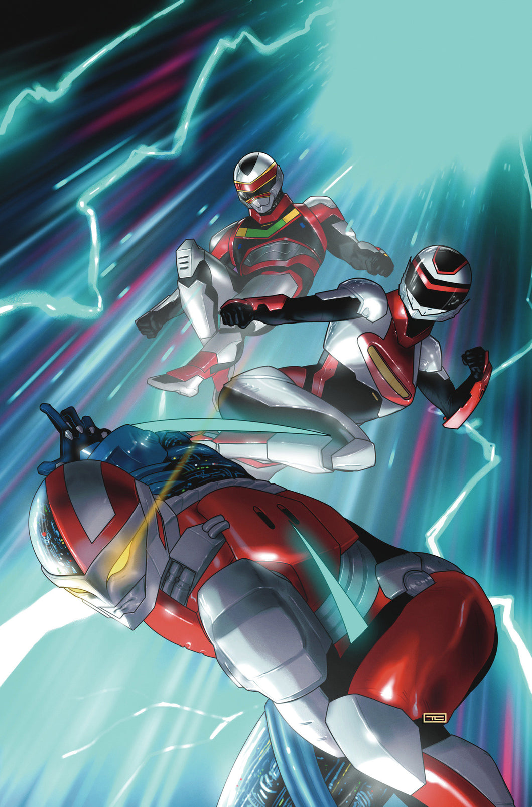 VR Troopers #4 Cover C - Taurin Clarke - VIRGIN FOIL VARIANT