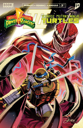 Mighty Morphin Power Rangers / Teenage Mutant Ninja Turtles III #3 Cover A - Alessio Zonno