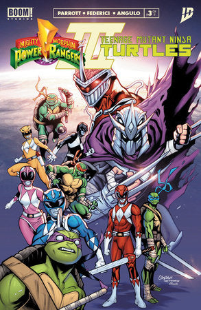 Mighty Morphin Power Rangers / Teenage Mutant Ninja Turtles III #3 Cover J - Chris Campana