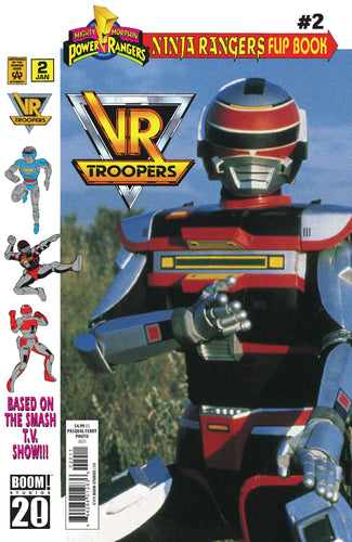 Saban's Mighty Morphin Power Rangers: Ninja Rangers/VR Troopers #2 - Pasqual Ferry - FACSIMILE FLIPBOOK VARIANT