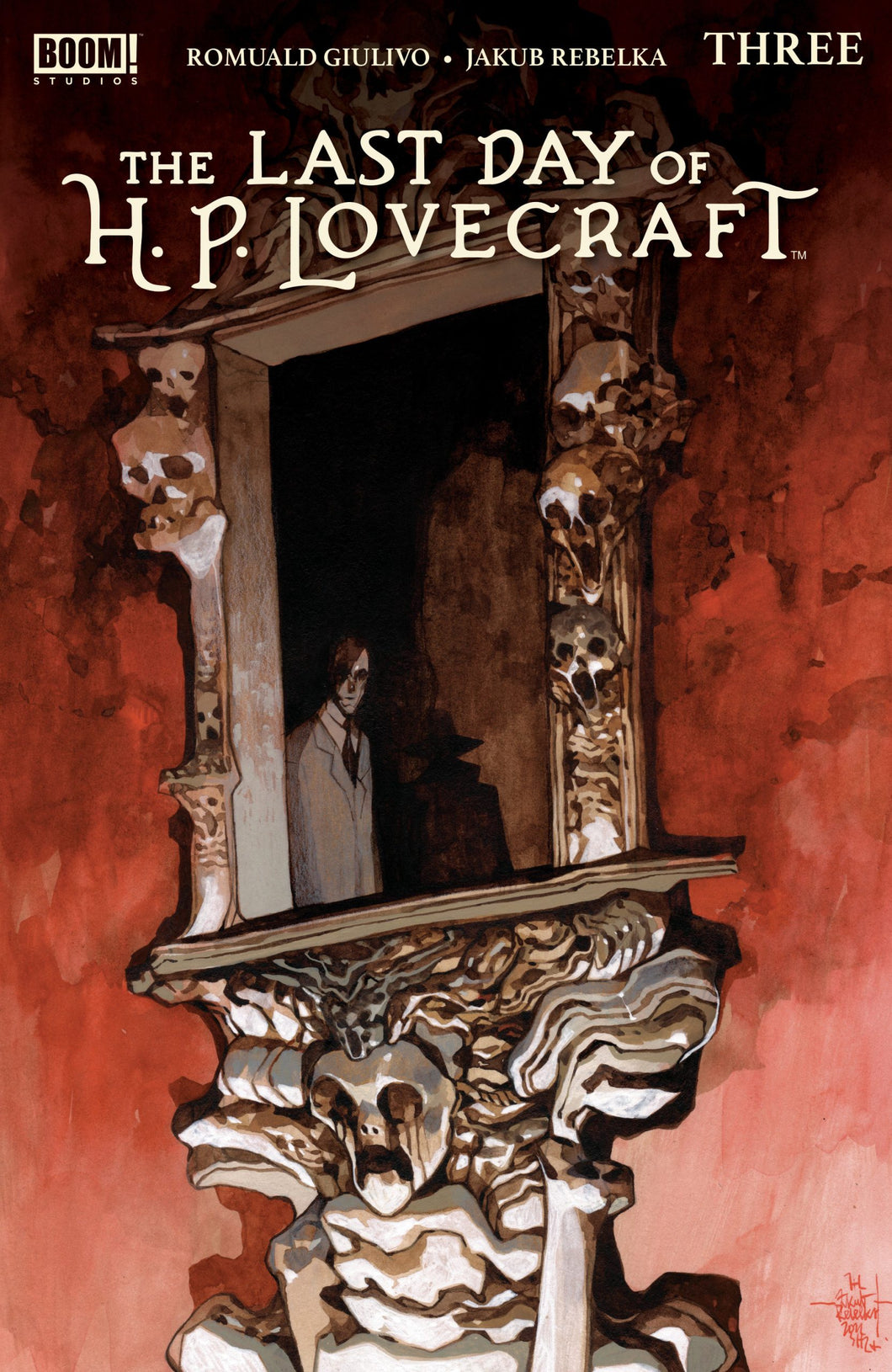 The Last Day of H.P. Lovecraft #3 Cover A - Jakub Rebelka