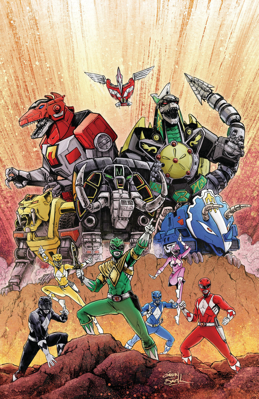 Mighty Morphin Power Rangers: Zord Quest #1 Cover A - Gavin Smith