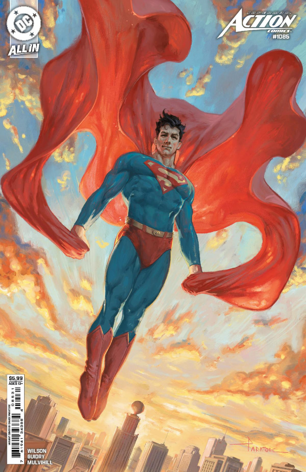 Action Comics #1085 Cover B - Davide Paratore