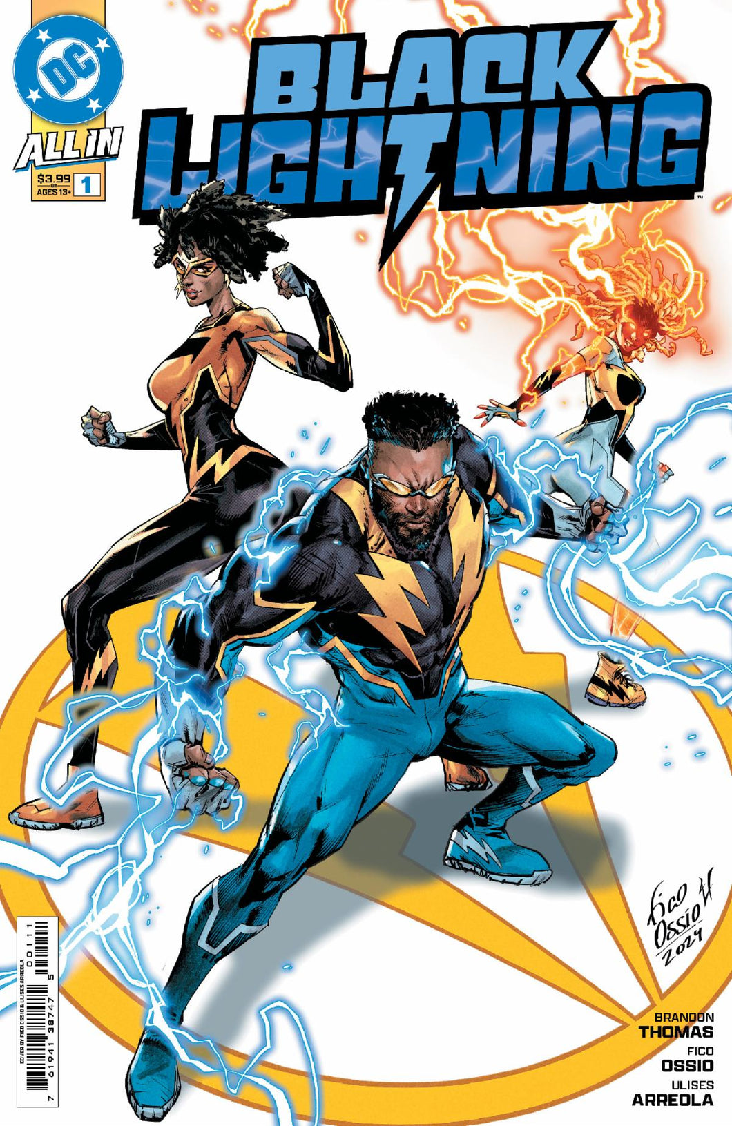 Black Lightning #1 Cover A - Fico Ossio